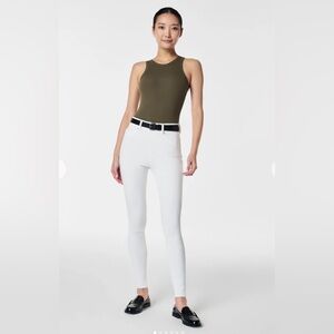 SPANX White High-Rise Skinny Ankle Jeans Size Medium Tall